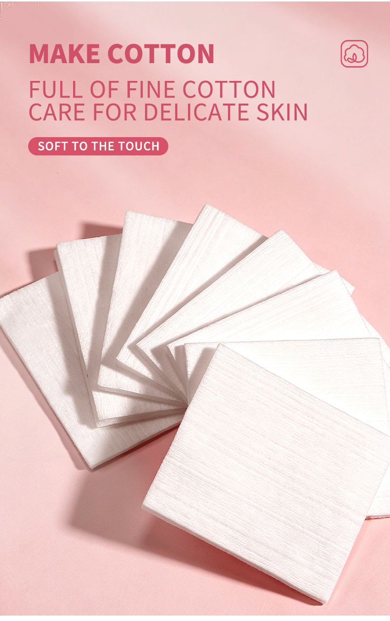 LMLTOP Lint Free Pure Cotton Facial Pads 100Pcs Square Soft Gentle Makeup Remover Cotton Pads For Deep Cleansing Skincare V33 LMLTOP Lint Free Pure Cotton Facial Pads 100Pcs Square Soft Gentle Makeup Remover Cotton Pads For Deep Cleansing Skincare V33