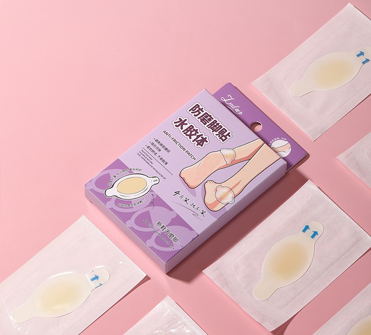 LMLTOP Anti-Friction Hydrocolloid Foot Patches 4 Pieces Invisible Heel Blister Pads For New Shoes High Heels Foot Protection Y025