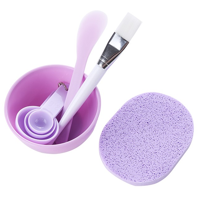 Lameila DIY mask bowl facial sponge spoon spatula brush bowl set D0807