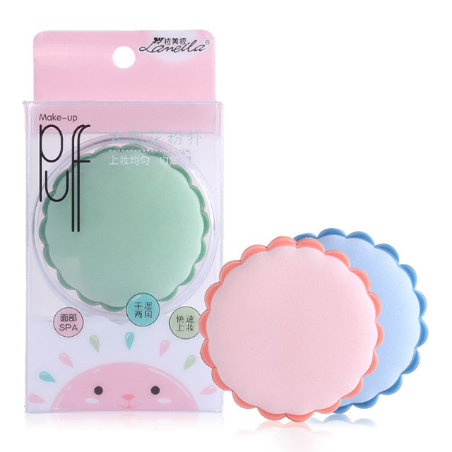 Lameila Wholesale super soft makeup puff makeup tools flower shape cosmetic air cushion puff A79901