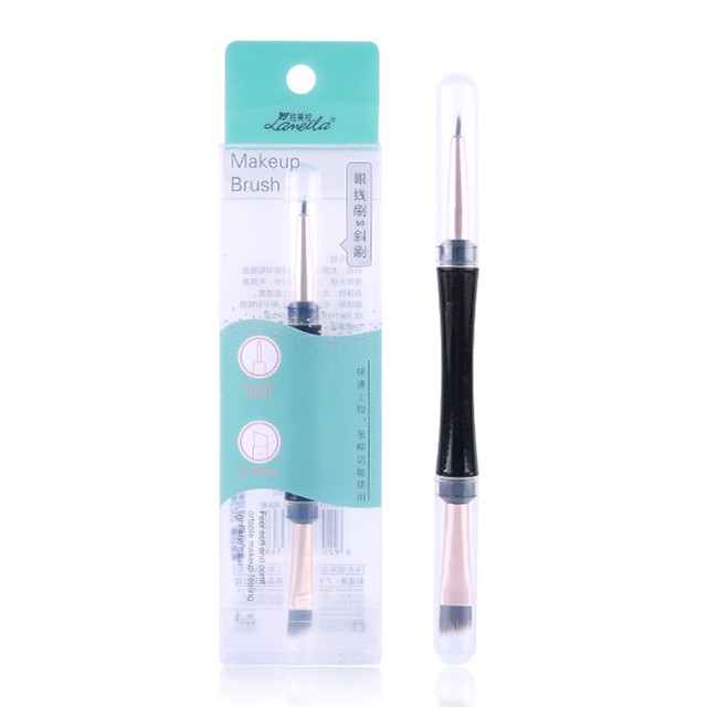 Lameila double-ended diagonal brush cosmetic custom eyeliner makeup brush L0942