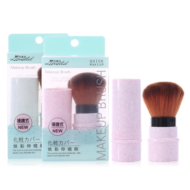 Lameila retractable cosmetic brush Loose powder design your own private label makeup brush with custom logo L0949