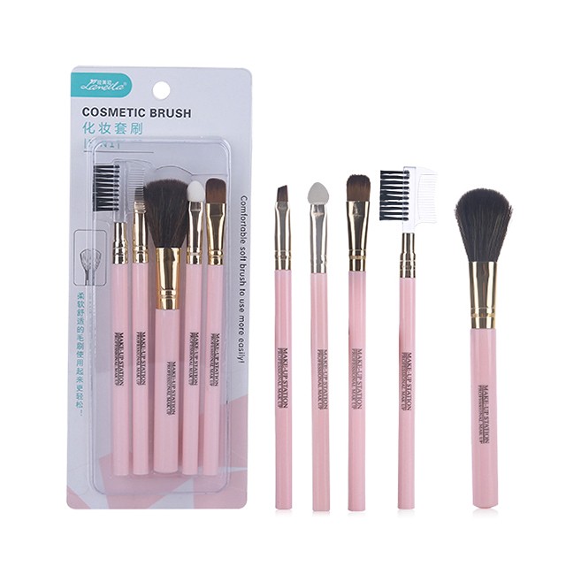 Lameila Brand 2020 Makeup Brush 6pcs Private Label Cosmetic Tool Makeup Brushes Wholesale L0762