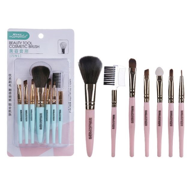 Lameila Makeup Brush 7pcs Private Label Cosmetic Tool Makeup Brushes Wholesale L0771