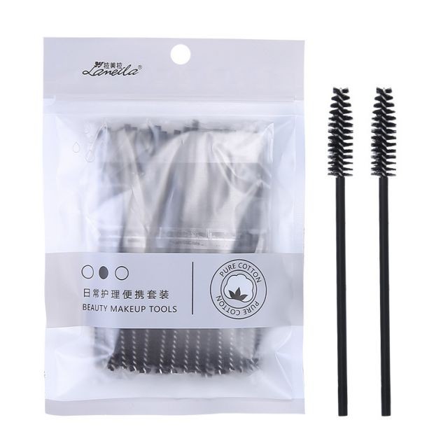 50Pcs/bag Mascara Applicator Disposable Make Brush Eyelashes Tools Set Custom Logo B0518