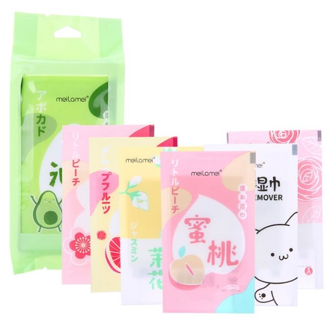 Meilamei face wipes makeup remover best private label oil free facial makeup remover wipes SJ018