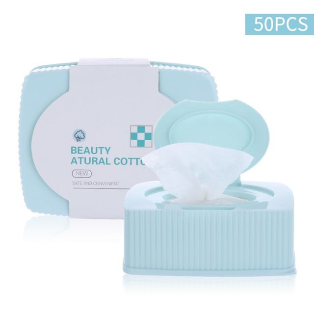 50pcs Face Clean Beauty Makeup Cotton Make Up Remover Wipes Private Label SLB-A006