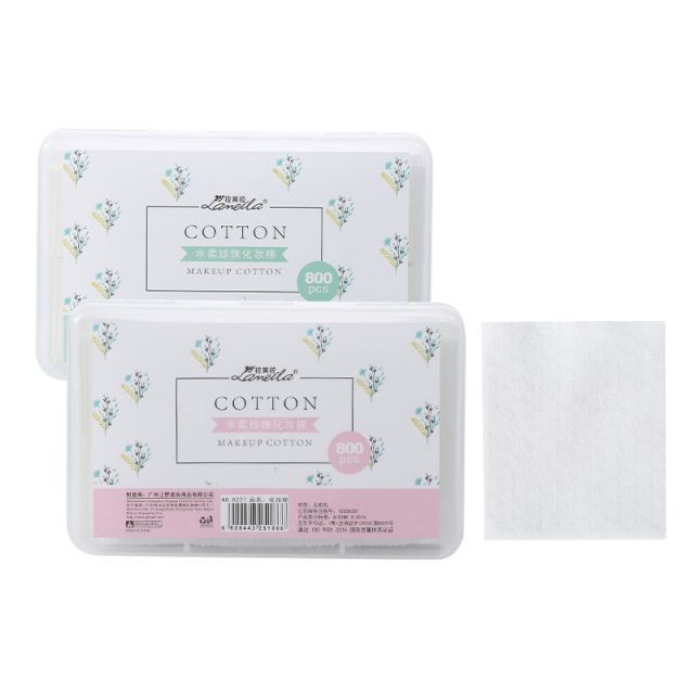 Disposable non-woven thin face clean cotton 800 pcs water-saving makeup remover cotton pad factory wholesale makeup cotton pad B227