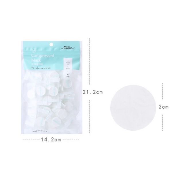 Private label DIY face mask nonwoven disposable compressed facial mask sheet D0865 Private label DIY face mask nonwoven disposable compressed facial mask sheet D0865