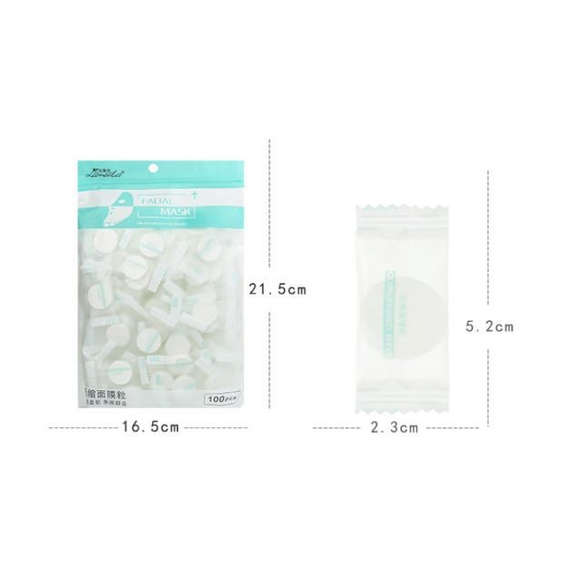 Lameila 100pcs DIY Face care tool disposable cotton compressed tablet facial mask sheet D0864 Lameila 100pcs DIY Face care tool disposable cotton compressed tablet facial mask sheet D0864