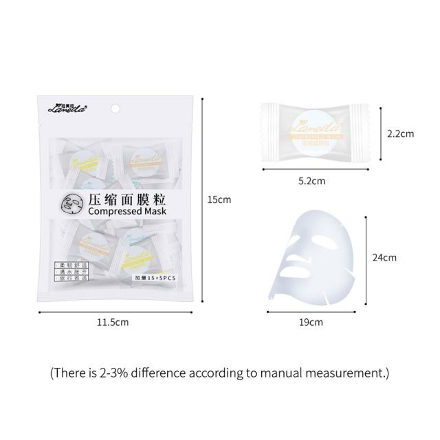 Candy compressed mask soft and comfortable compressed mask facial DIY paper mask 20sheet in pack D0851 Candy compressed mask soft and comfortable compressed mask facial DIY paper mask 20sheet in pack D0851