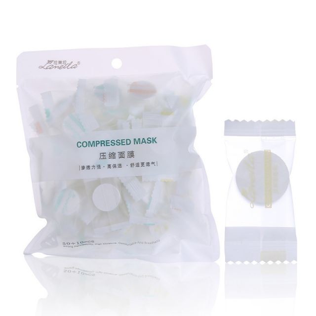 Wholesale disposable DIY mask skin care compressed beauty mask sheet D0835