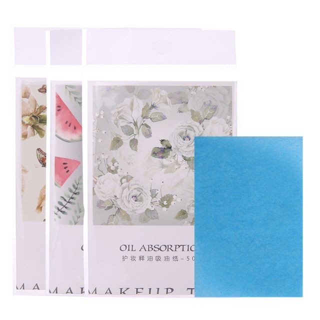 Lameila 50pcs summer face care cost efficient oil absorbing paper portable oil blotting paper for oil skin A567