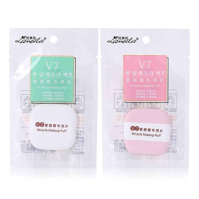 Lameila miracle cosmetic puff square shape OEM air cushion puff soft beauty makeup sponge puff B0964