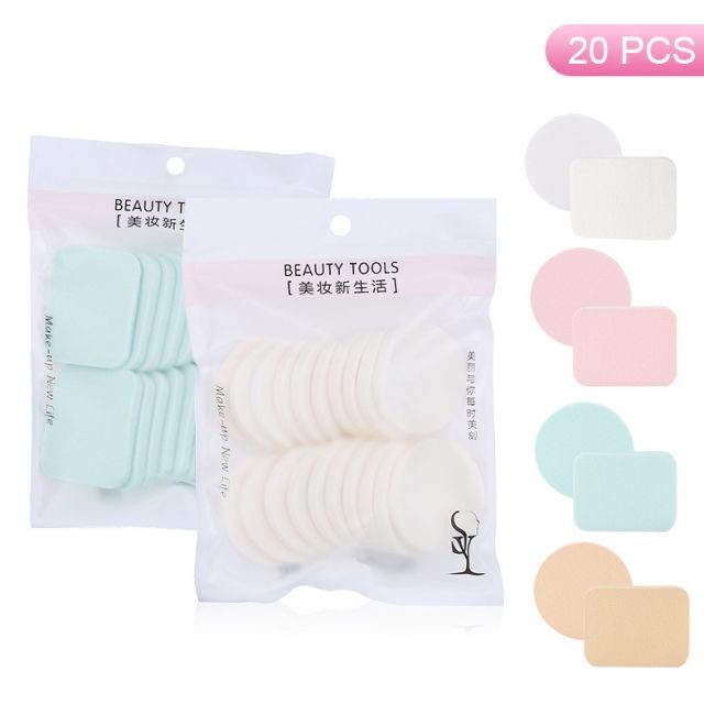 Factory price perfect makeup sponge powder puff 20pcs super soft powder puff makeup cosmetic B0889