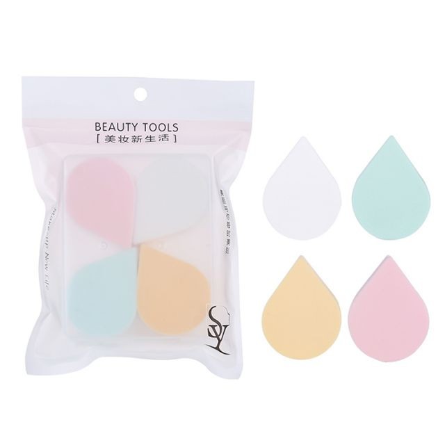 Lameila private label beauty foundation puff soft face cosmetic tools wholesale makeup powder puff sponge set A80034