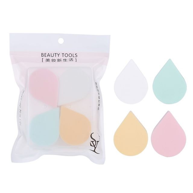 Lameila beauty sponges set high quality different shapes 6pcs washable reusable super big latex free makeup sponge A80032