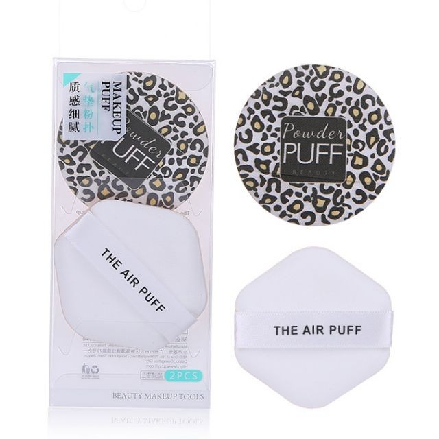 Factory new arrival 2 in 1 different pattern cosmetic makeup sponge air cushion puff powder puff A80019