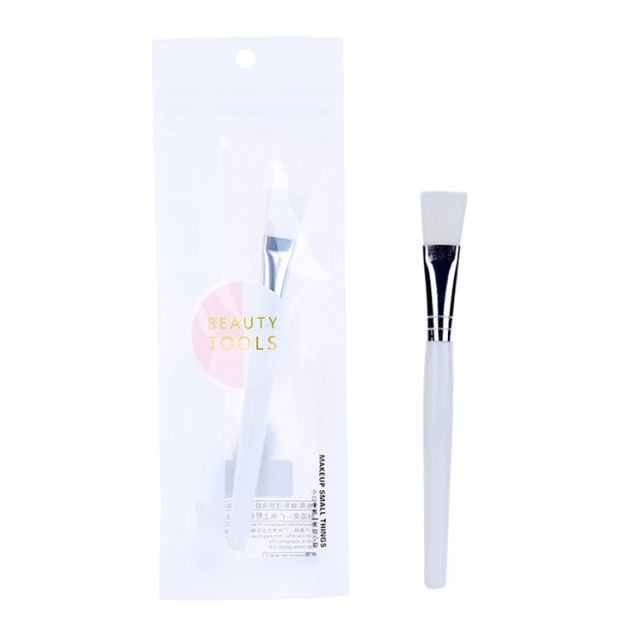 Lameila nylon wool white facial applicator mini face clay mask brush B0465