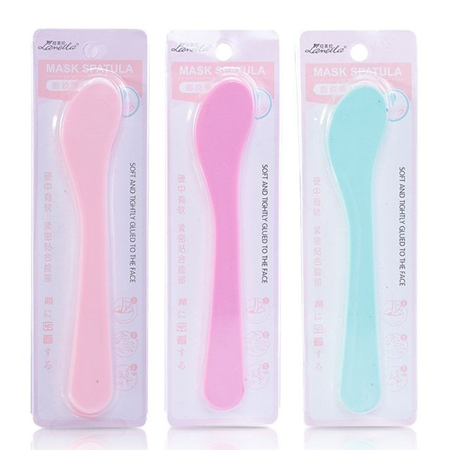 Lameila women diy mask spatula spoon plastic facial mask bowl set 3336