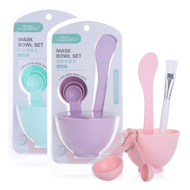 Lameila OEM 6 In 1 Facial Beauty Bowl DIY Facial Face Mask Mixing Bowl Set With Mask 9064