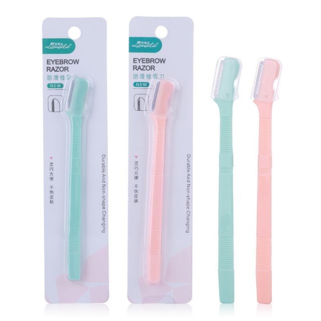 Lameila Hot sell plastic cosmetic eye brow beauty tools mini style eyebrow razor A0250 Lameila Hot sell plastic cosmetic eye brow beauty tools mini style eyebrow razor A0250