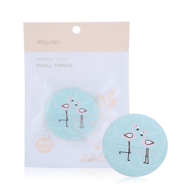 Yousha cosmetic wet and dry dual use makeup puff soft foundation round shape air cushion puff YF186