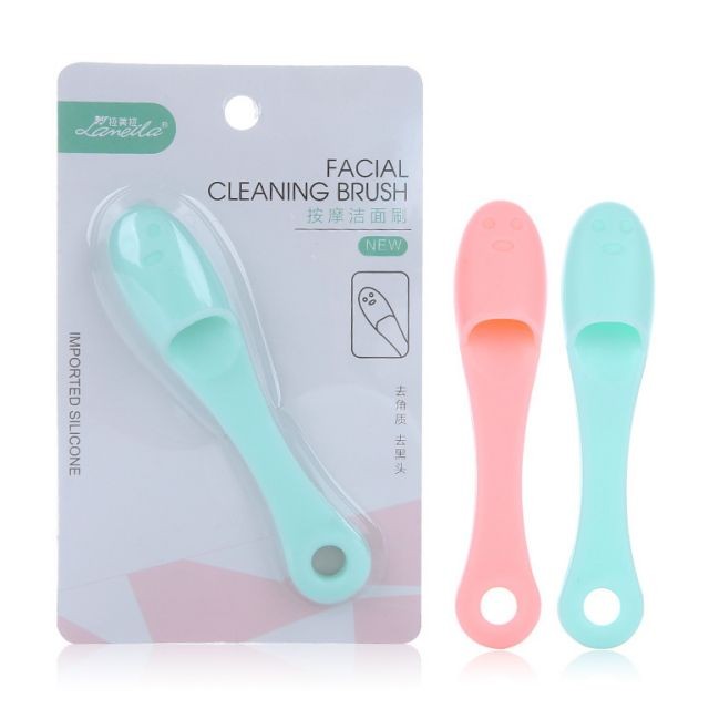 Lameila facial care silicone facial brush deep clean silicone facial cleansing brush C0328