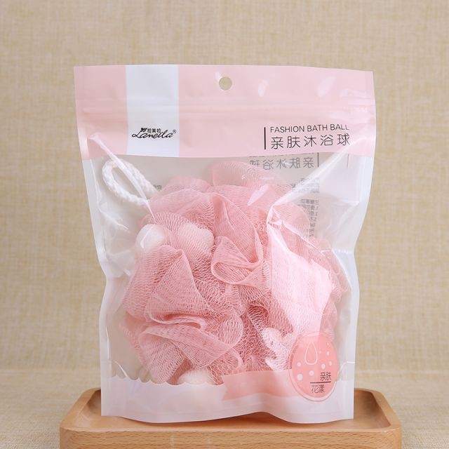Lameila Bath Accesories Colorful Foam Mesh Bath Sponge Shower Puff Soft Types of Cleaning Dead Skin C049