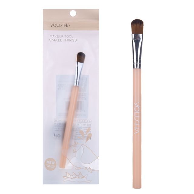 Yousha round head single makeup brush private label low moq nylon bristles single makeup concealer brush YC007