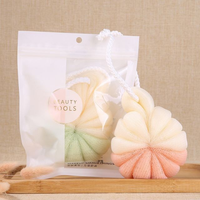 Lameila Mini Soft Body Bubbles Sponge Skin Exfoliating Scrubber Loofah Mesh Net Ball Cleaning Bath Shower Sponge 1pc C065