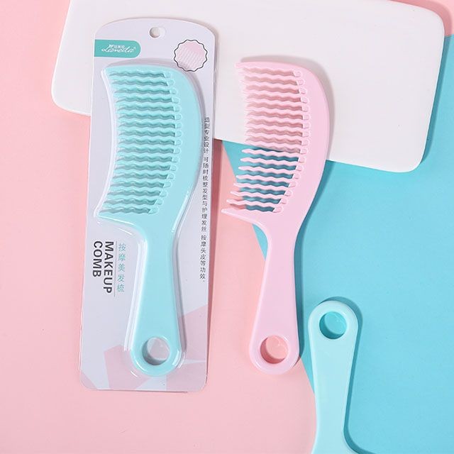 2020 wholesale custom profesional plastic wide tooth hair comb for women