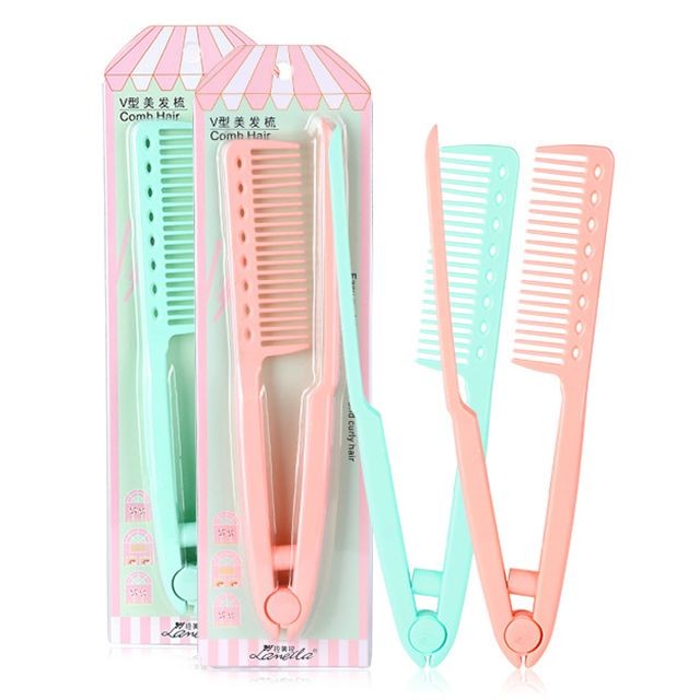 Wholesale professional magic comb hair brush make your own wide tooth plastic hair comb