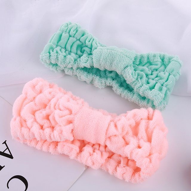 Lameila soft fabric shower hairband head-covering fashion bath headbands for women cosmetic tools C0814