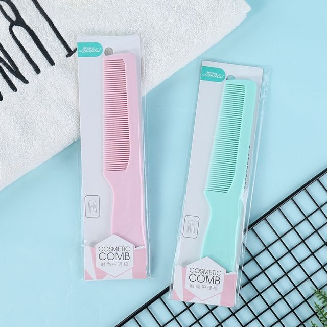 Healthy care tools cosmetic plastic paddle hair brush cheap personalized hair comb C165