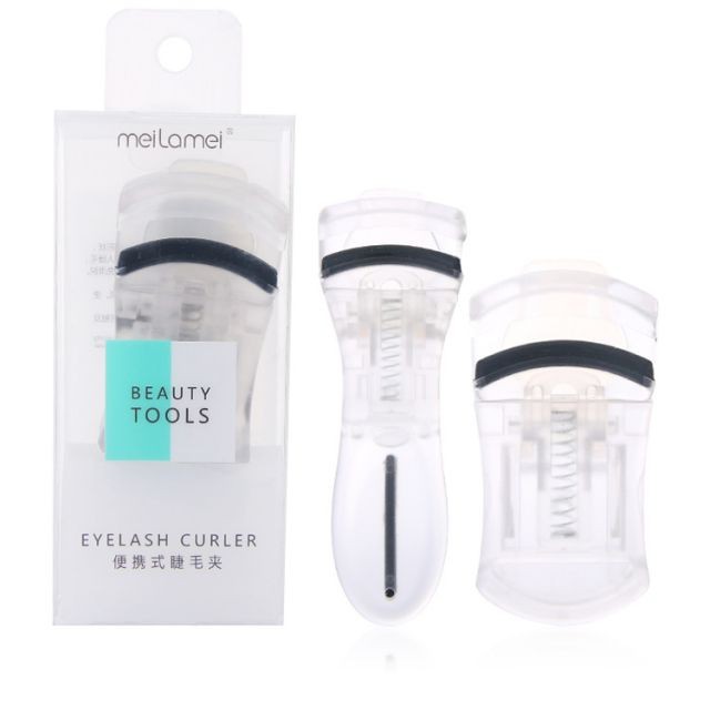 Meilamei Wholesale transparent Makeup Lash Curlers Plastic Small False Mini Eyelash Curler MLM-F500/F501