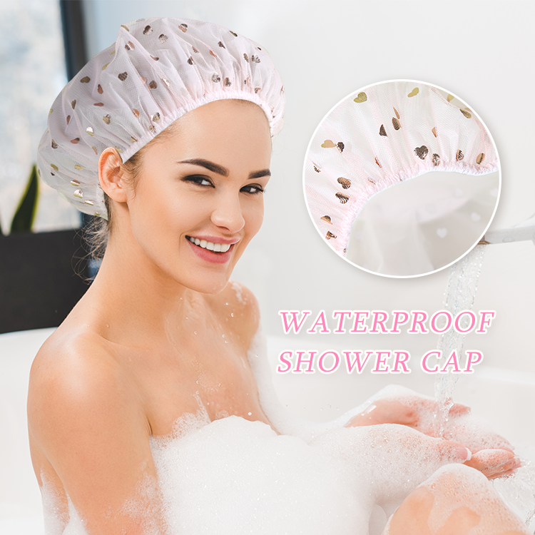 Lameila adult shower cap waterproof and smokeproof hood waterproof bathing cap Oil Proof waterproof material EVA YT019