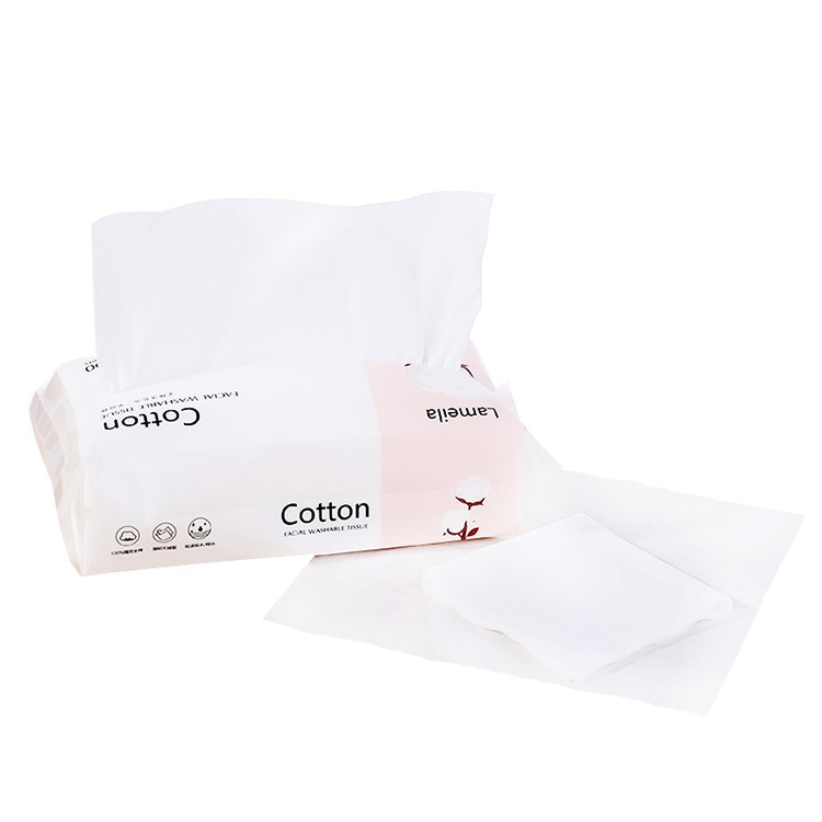 Lameila 100pcs large non woven wholesale face cotton remover make up pads square facial makeup cotton pad B313