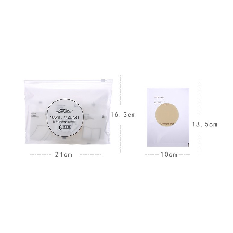Lameila Travel Package Set Disposable Makeup Remover Wholesale Face Cleaning Sandwich Cotton Pad B335