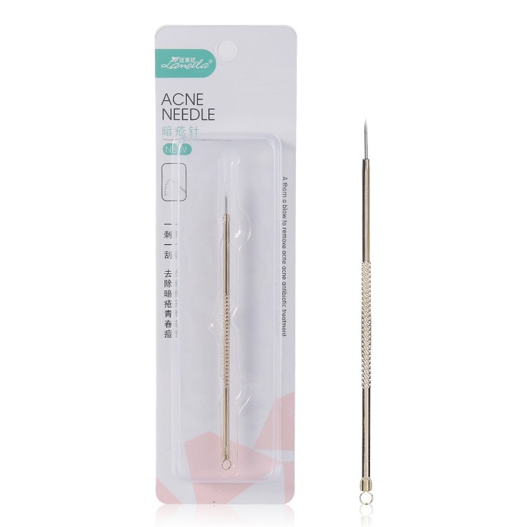 Lameila wholesale fine point gold face blackhead remover comedone pimple extractor acne removal needle B0710