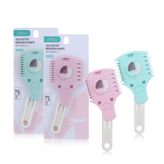 Lameila OEM hair cutting applicator plastic foldable comb for thick bang girls C086