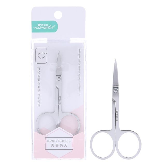 Lameila Beauty Tool Eyebrow Hair Remover Beauty Scissors Wholesale Custom Safety Small Eyebrow Trimming Scissors A0405