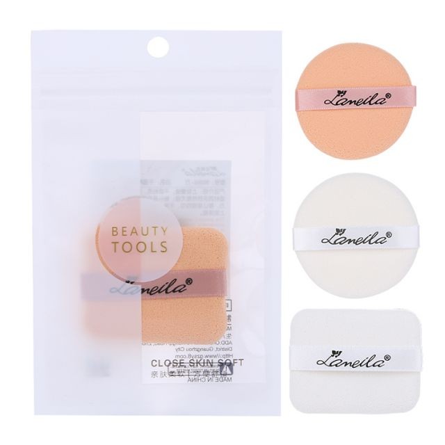 Lameila 1pcs Powder puff Beauty Foundation Blending Single Pack Sponge Custom Logo Wet and dry use Cosmetic tools B0202