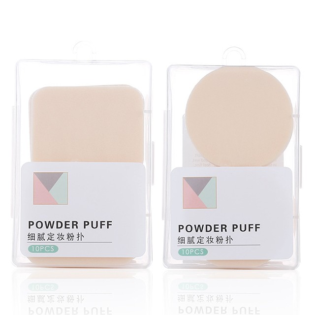 Lameila Powder puff Square Round Beauty Foundation Blending 2 pcs Sponge Custom Packaging Logo Makeup Sponge Blender B0876