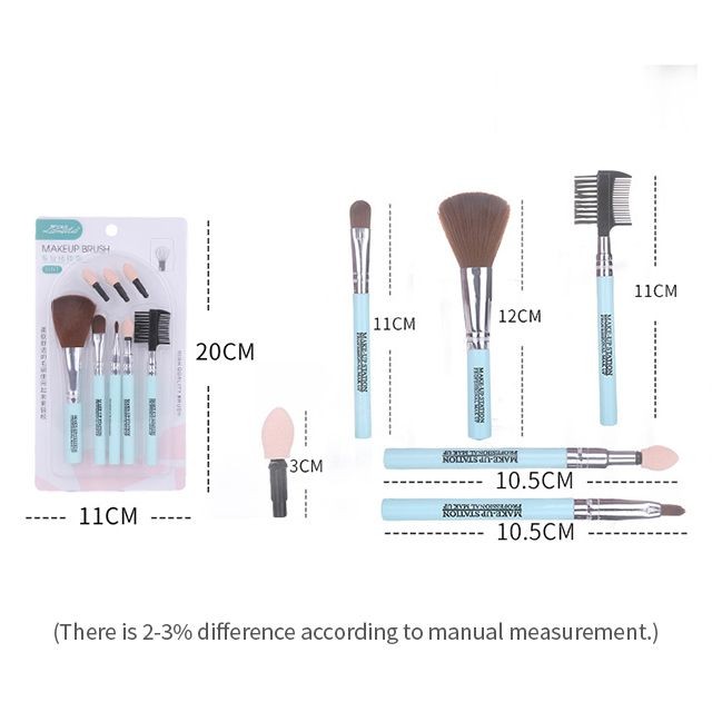 Lameila Makeup brush 8 in 1 custom packaging logo printed pattern high quality cosmetic makeup brushes L0855
