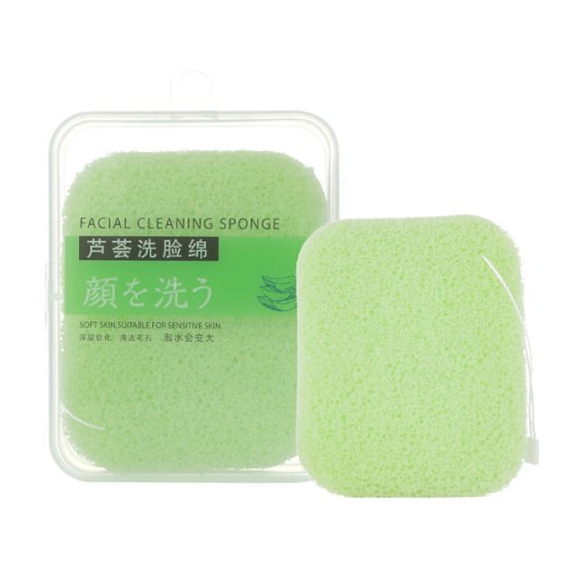 Lameila facial makeup remover soft aloe gentle deep clean face cleaning puff B2154