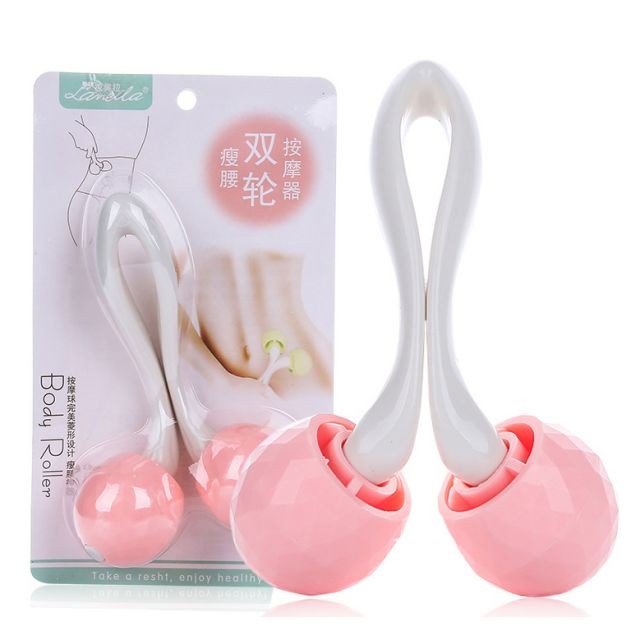 Lameila High quality slimming facial massager ball shape plastic face massage roller m1075