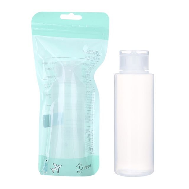 Lameila 100ml PE Soft Travel Empty Bottles Shampoo Lotion Container Flip Cylindrical Top Cap Squeeze Plastic Bottle LM699