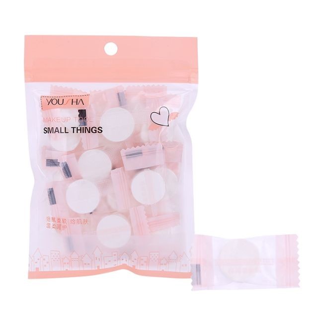 Yousha Compressed Facial Mask Sheet 20Pcs Skin Care Portable Non Woven Diy Face Mask Paper Coin Tissue For Travel Ym002