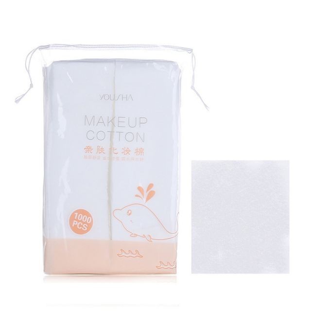 Yousha 1000pcs facial sterile cotton pads cosmetic pads makeup remover skin care cotton make up pads YV027
